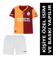 Galatasaray Forma 2025-2026 Sezon KİŞİYE ÖZEL İSİM VE NUMARA BASKILI Çocuk Futbol Forması pp46