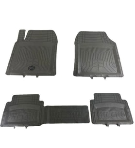 Peugeot 301 Uyumlu Havuzlu Universal 3D Paspas Havuzlu Pufi Move Siyah Parça (Karışık)