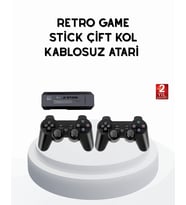 Taşınabilir Kablosuz Oyun Konsolu 2.4G TV Destekli Kompakt Gövde