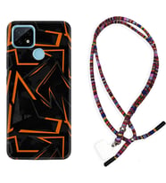 Realme C11 C21 C21Y C25Y C11 2021 Kılıf Boyun Asklı Rasta Silikon Zigzaglar 1651