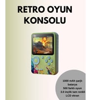 Tv Bağlantılı 500 Oyunlu Mini Gameboy Konsol