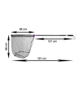 Captain 6783 Tek Parça 120cm Alüminyum Saplı 70x60cm Rubber Tor Kepçe