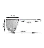 Captain 6783 Tek Parça 120cm Alüminyum Saplı 70x60cm Rubber Tor Kepçe