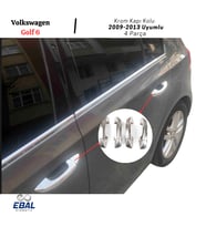 VW Golf 6 Krom Kapı Kolu 4 Kapı 2009-2013 Arası P.Çelik