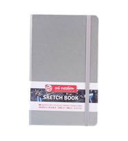 Talens Art Creation Sketchbook Sert Kapak Eskiz Defteri 140 gr 13x21 cm 80 yp SILVER 