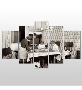 Sepya Kanvas Tablo 260x150cm (Karışık)