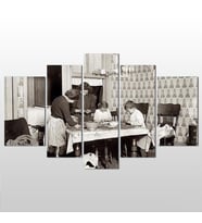 Sepya Kanvas Tablo 260x150cm (Karışık)