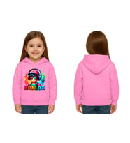 Unisex roblox Baskılı Çocuk Swaetshirt  Baskılı Kapüşonlu 3 İplik Şardonlu (Pembe)