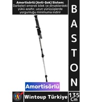 #Baston Ergonomik Konforlu Outdoor Baston Amortisörlü Ayarlanabilir Trekking Yürüyüş Destek Batonu