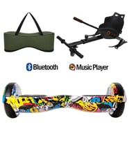 Citymate Elektrikli Kaykay Hoverboard Akıllı Denge 6.5 Inch + HoverKart + Çanta EXTREM PAKET D01