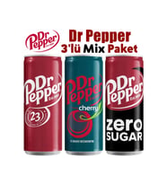 Dr. Pepper Dr Pepper 3'lü Mix Paket (Kırmızı)