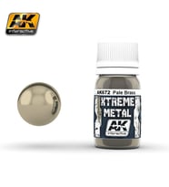 AK 672 30 ml. Soluk Pirinç Rengi, Xtreme Metal Serisi Model Boyası