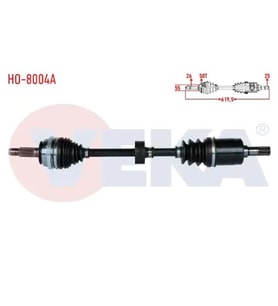 HONDA İES CİVİC 1996-2001 MODEL UYUMLU SAĞ AKS