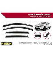 QASHQAİ 2014 2015 2016 2017 2018 2019 2020  KROMLU CAM RÜZGARLIĞI NİKEN