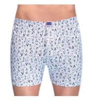 10 Adet Berrak Erkek Penye Desenli Boxer 1053 (Çok Renkli)