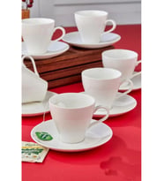 Cooker Porselen 6'lı Çay Fincanı