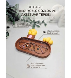 Karakter Figür Tasarımlı Gözlük Tutucu ve Çok Amaçlı Organizer