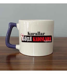 Kurallar Güçlü Kadınları Bağlamaz Baskılı Kadınlar Günü Mor Kulplu D Kupa
