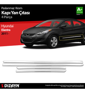 Hyundai Elantra Krom Kapı Yan Çıtası 2011-2016