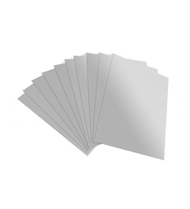 Lino Aynalı (Metalik) Karton 10'lu 50x70 cm GÜMÜŞ 