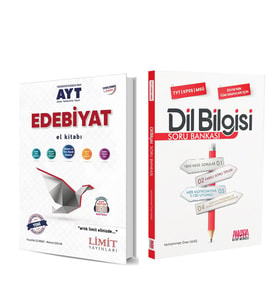 Limit AYT Edebiyat El Kitabı ve Ankara Kitap Merkezi Dil Bilgisi Soru Bankası Seti 2 Kitap
