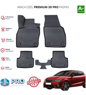 SEAT İBİZA ARACA ÖZEL 3D PASPAS 2017 2018 2019 2020 2021 2022 2023