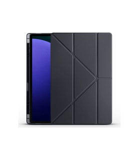 Fuchsia Galaxy Tab S11 Ultra Uyumlu Kalem Bölmeli Tri Folding Kılıf
