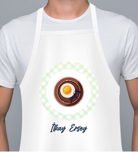 Kişiye Özel En İyi Chef- Aşçı Mutfak Önlüğü MO110E
