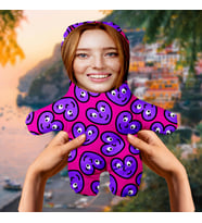 Motto Gift Sevgiliye Hediye Kalp Emoji Temalı Kişiye Özel Fotoğraflı Peluş Oyuncak 531044
