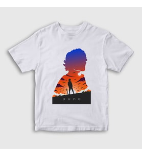 Presmono Unisex Çocuk Beyaz Paul Dune Film T-Shirt 422042tt