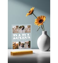 giftcrea Babalar Gününe Özel Hediye Pleksi Seti, Fotoğraf Baskılı Babalar Günü Pleksi Seti