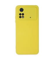 Xiaomi Poco M4 Pro 4g Kılıf Nano İçi Kadife Silikon - Sarı