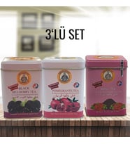 Abdulvahap Efendi Karadut-Gül-Nar 250 GR 3'LÜ SET 3 AL 2 ÖDE 