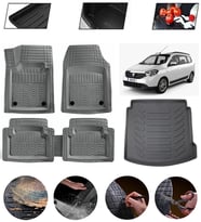 Dacia Lodgy Uyumlu Paspas Araca Özel Bagaj Havuzu MBS Gri