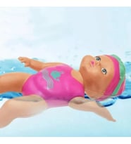 Kurmalı Yüzen Bebek Denizde Havuzda Banyoda Su Kovasında Kendisi Yüzen Bebek Kurmalı 14 Cm