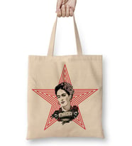 Frida Kahlo 10 Bez Çanta Uzun Saplı