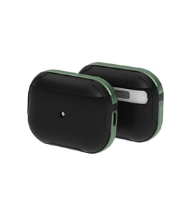 Movenchy Apple Airpods Pro 2 (2.nesil) MO-A8 Armor Kılıf - Koyu Yeşil