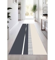 Antrasit Silver Kaymaz Modern Kesme Rulo Yolluk Halı VH010