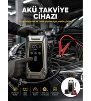 Araç Kullanıcıları İçin Çok Fonksiyonlu Akü Takviye Cihazı
