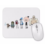 Regular Show  Rules Are For Fools Rickboy Mouse Pad