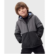 LCW Kids Siyah Kapüşonlu Erkek Çocuk Kayak Montu