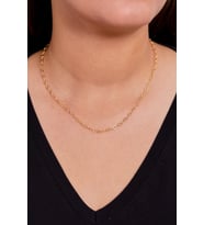 Elika Silver Kadın 925 Ayar Gümüş Bağlantılı Kalpler Model Gold Kolye