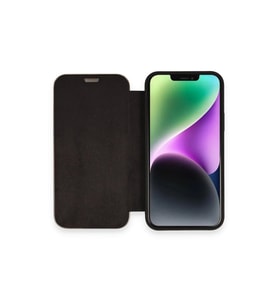 Apple İphone 12 Kılıf Dolpin Kapaklı - Siyah