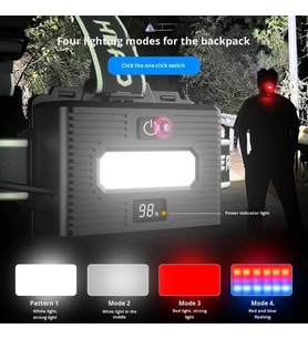 Bedotech Bd-9 60w Tg + Smd Led Alüminyum Alaşımlı Zoomlu Type-c Şarjlı Sensörlü Kafa Feneri