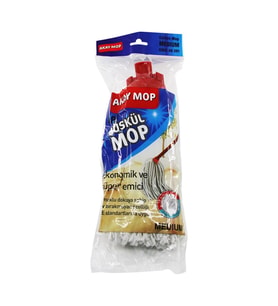 MEDIUM ÖRGÜLÜ İPLİ  PÜSKÜL PAMUK MOP (4915) GO-53-vice/(1395) 02645