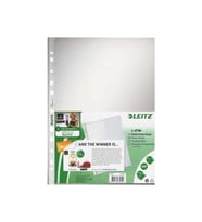 Leitz Poşet Dosya 100 LÜ A4 Şeffaf Buzlu 4796 (100 Lü Paket)