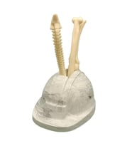 betonmall Marble Serisi Beton Baret Formunda Kalemlik