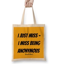 Barack Obama Quotes Art Gift - Vintage Retro Style Bez Çanta Uzun Saplı