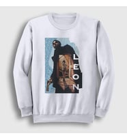 Presmono Unisex Beyaz Cover V2 Film Leon Sweatshirt 246980tt