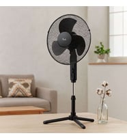 16" (41 cm) Teleskopik Katlanır Ayaklı Vantilatör - Metal Kafes, 3 Kademe